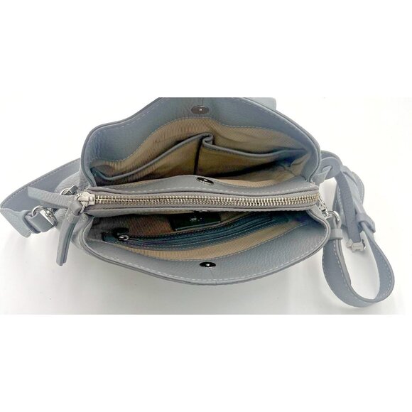 Radley London Dukes Place Medium Compartment Crossbody Bag Smoke Blue New - Picture 4 of 4